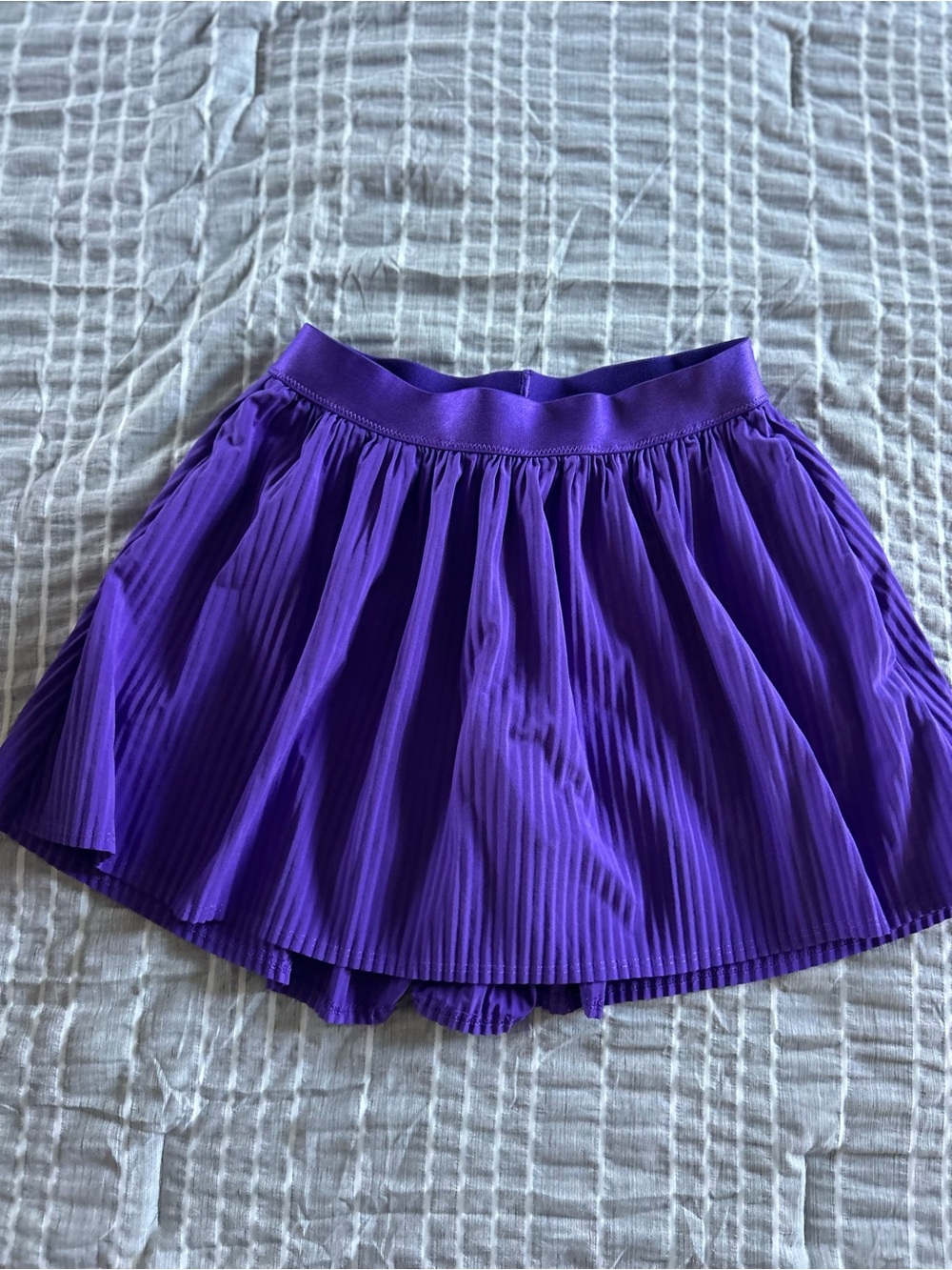 Purple Pleated Skirt -kids Lightweight Skirt